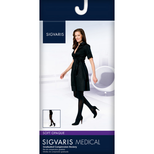 Soft Opaque Compression Pantyhose Open Toe by Sigvaris
